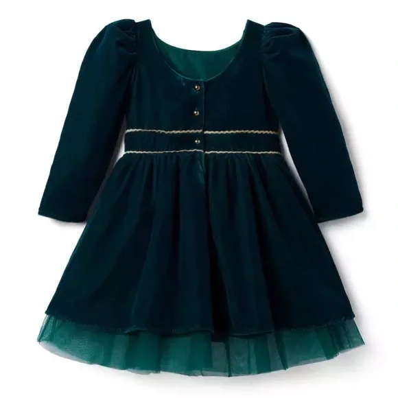 Janie and Jack Turquoise Dress - Picture 2 of 10